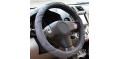Somatology Steering Wheel Cover for Four Seasons Beige Gray and Black