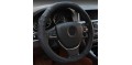 GLK30 Steering Wheel Cover for Four Seasons Beige Red Coffee and Black