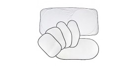 6 pcs Car Window Sun Shade Foldable Windshield Full Shield Visor Block Cover