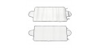 70*150 Aluminium Auto Front Windshield Sunshades Sun Protector 2PCS