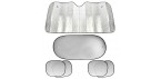 Sun Insulation Car Sun Shade Car Sun Visor with A Car Sun Shade Before the File Block 6 Sets 140X70