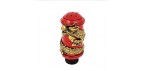 1.5cm Dia Caliber Dragon Pattern Car Gear Shift Knob Stick Shifter