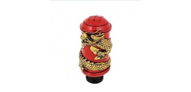 1.5cm Dia Caliber Dragon Pattern Car Gear Shift Knob Stick Shifter