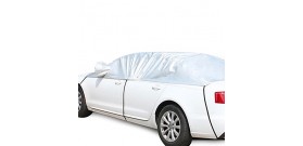 Summer Imitation Leather Aluminum Sunscreen Shade Thicker Heat Insulation Car Half Cover Sewing