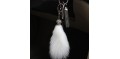 Fashion Genuine Fox Fur Key Chain Fox Fur Mink Keychain Key Ring FUR Key Chain Car Key Chain