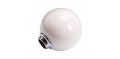 Universal White Round Ball Shaped Gear Shift Lever Knob for Manual Car Auto