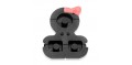 Replacement Remote Key Fob Case Shell 3 Buttons for E38 E39 E36 Black
