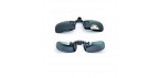  Myopic Sunglass Clip Super Light Polarized Lens Anti Glare Dark Green