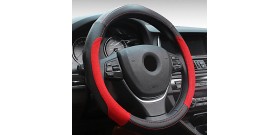  Steering Wheel Cover for Four Seasons Yellow Red Blue and Black