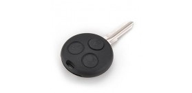 Replacement Entry Key Shell Case 3 Button for Smart ForTwo 450