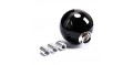 Universal White Round Ball Shaped Gear Shift Lever Knob for Manual Car Auto