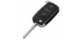 Car Auto Remote 3 Case Fob Shell Uncut Blade for A2 A3 A4 A6 TT