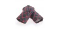 Car Auto Vehicle Handbrake Cover Gear Shift Knob Sleeve Protector Red Stitching