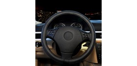 Microfiber Leather Ice Silk Secure Antiskid Steering Wheel Covers
