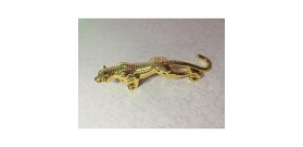 Deluxe Edition Alloy Leopard Decoration Car Accessories Upscale Creative Decorative Furnishings Lucky Jushi Supplies