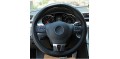 Universal DIY Cowhide Leather Car Steering Wheel Cover With Needles and Thread