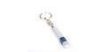 Portable Car Static Electricity Eliminator Keychain - Static Eliminating Bar, Silver