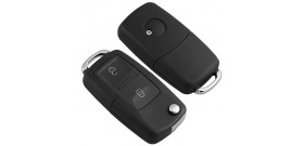 Remote Key Case Fob Shell 2 Buttons Uncut Blade for
