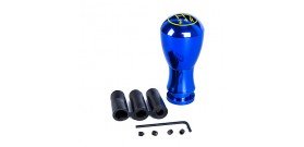15mm Inner Hole Diameter Aluminium Alloy Cylinder Shape Car Shift Knob Cover