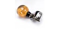 Maitreya Inlaid Steering Wheel Assist Knob Spinner Brown for Car Auto