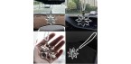 Crystal Snowflake Pendant Car