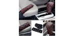 Hand Brake Case & Gear Shift Case Car Interior Accessory 2PCS/Set