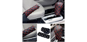 Hand Brake Case & Gear Shift Case Car Interior Accessory 2PCS/Set