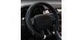 Imported Leather Steering Wheel Cover for Four Seasons Yellow Red Blue and White