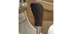 Genuine Leather Gear Shift Knob Cover for Ford Focus 2 Ford Fiesta