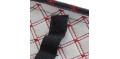 Car Auto Vehicle Handbrake Cover Gear Shift Knob Sleeve Protector Red Stitching