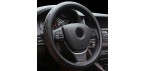 Steering Wheel Cover for Four Seasons Beige Gray Yellow Deep-Brown and Black