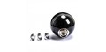Universal White Round Ball Shaped Gear Shift Lever Knob for Manual Car Auto
