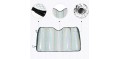 140 * 70CM Thicken Laser Pearl Cotton Front Windshield Sunshade
