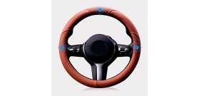 Fiber Leather Steering Wheel Cover