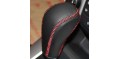Black Genuine Leather Gear Shift Knob Cover for Automatic