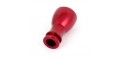 15mm Inner Hole Diameter Aluminium Alloy Cylinder Shape Car Shift Knob Cover