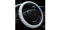 Women Steering Wheel Cover for Four Seasons Purple Yeloow White Rose Rose and Pink