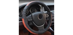 GLK30 Steering Wheel Cover for Four Seasons Beige Red Coffee and Black
