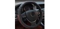GLK30 Steering Wheel Cover for Four Seasons Beige Red Coffee and Black